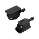 2Pcs Universal Car Windscreen Blade Water Arm Washer Wiper Spray Jets Nozzles