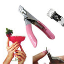 Home Salon U Edge Nail Scissors Manicure Tips Cutter Acrylic False Nail Clipper