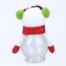 Creative Christmas Decor Cartoon Food Can Candy Jar Storage Box(Snowman)