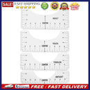 4pcs T-Shirt Guide Ruler Alignment Fabric Centering DIY Craft Sewing Access