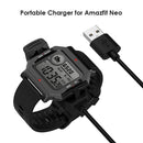 Fast USB Charging Cable Portable Charger Device for Amazfit Neo Smart Watch 1m