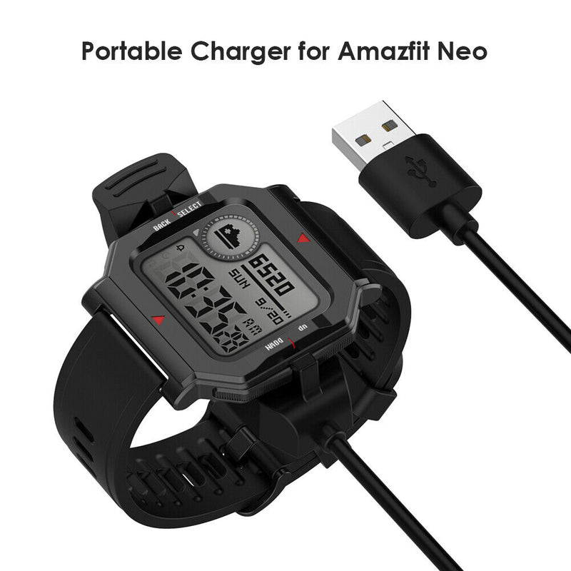 Fast USB Charging Cable Portable Charger Device for Amazfit Neo