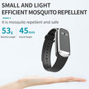Ultrasonic Mosquito Repellent Bracelet Anti Pest Electronic Watch (Black) Newly