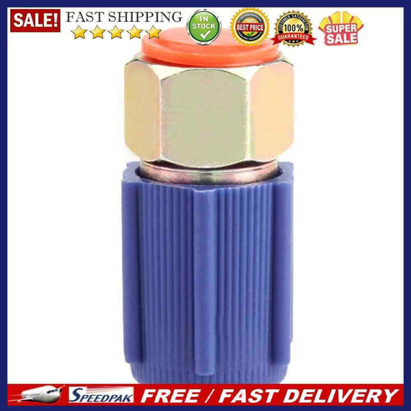 A/C 7/16 Charging Low Side Port Adapter Retrofit R12 to R134a with Cap