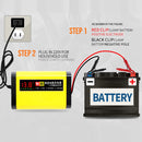 Lead-acid Battery Charger Led Display Us/eu Plug for Automotive Truck Motorcycle