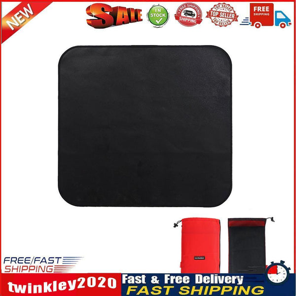 Camping Barbecue Fireproof Mat Grill Silicone Splatter Mat (350x340mm) Newly