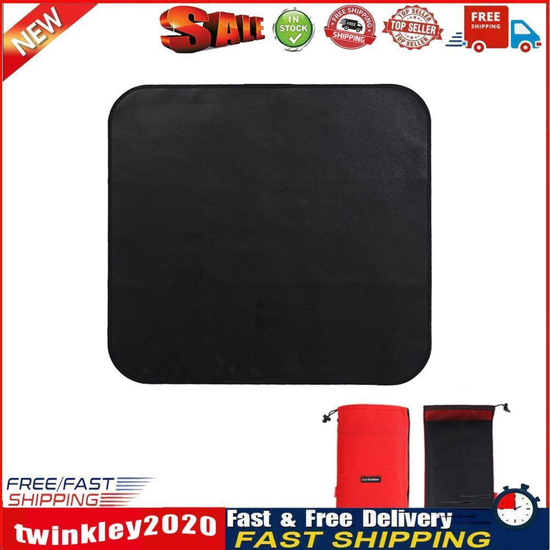 Camping Barbecue Fireproof Mat Grill Silicone Splatter Mat (350x340mm) Newly