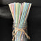 100x Straw Plastic Bendy Colourful Straws Birthday Wedding Summer Drink Party`