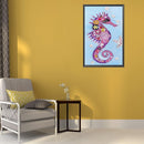 5D Diamond Painting Kit DIY Hippocampus Partial Special Shape Drill (KA353)