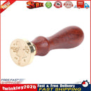 Retro Envelope Wax Seal Stamps Wooden Handle Sealing Wax DIY Crafts (F250) Newly