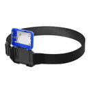 3 Modes Waterproof COB Flashlight Outdoors Headlight Headlamp Torch(Blue) Newly
