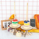 Baby Shower Wooden Storage Racks Donut Wall Stand Doughnut Rack Donut Holds