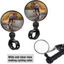 Rear View Bicycle Rearview  Mirrors MTB Bike Mirrors Handle Rearview Mirror