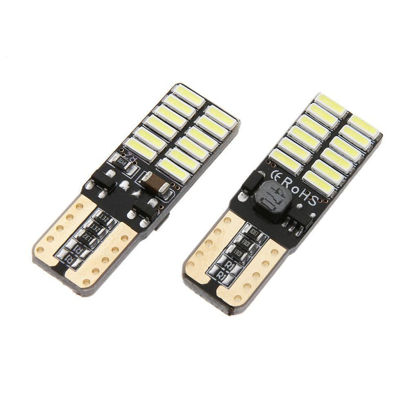 2pcs T10 4014 24 SMD LED Car Width Light License Plate Reading Lamp Bulbs Newly