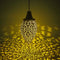 Solar Metallic Hollow Projection Lamp Outdoor Hanging Light Garden Decor Newly
