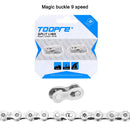 TOOPRE 2 Pairs Bicycle Chain Link Connector MTB Bike Master Links (9S) Newly