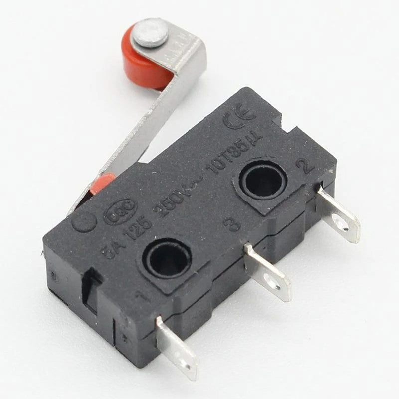PCB Terminals Normal Open/Close Micro Limit Switch KW11-N KW12 Lever Arm Roller