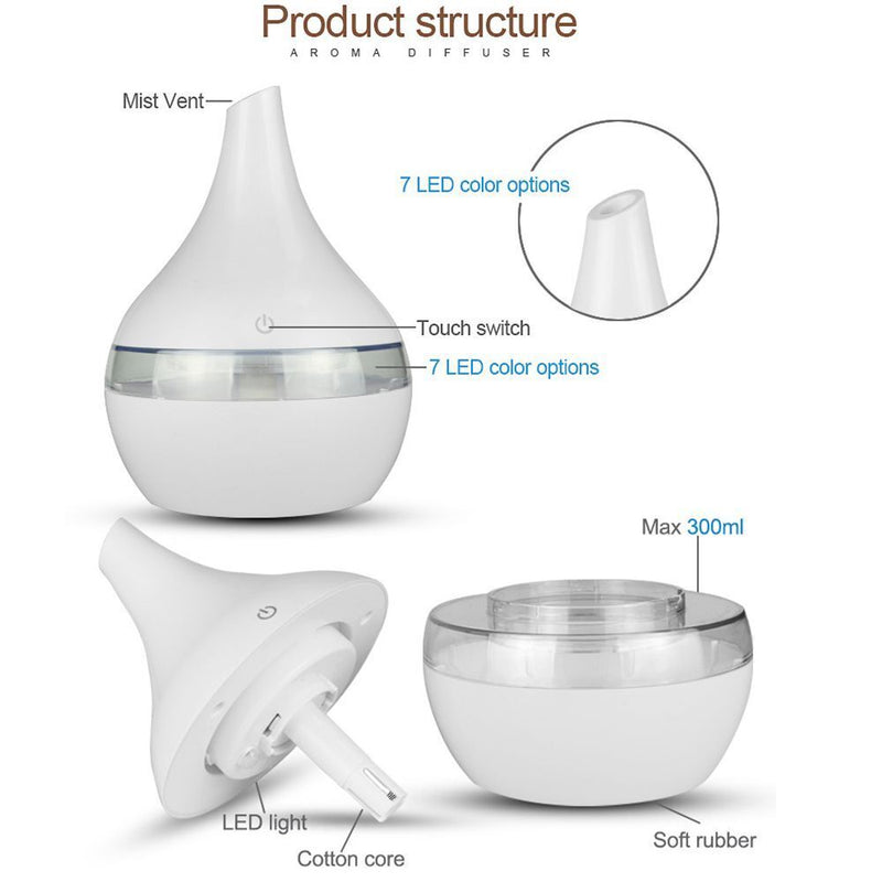 Essential Oil Air Humidifier Humidifier Purifier Aroma Difuser Mist Maker