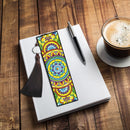 2pcs DIY Diamond Painting Leather Bookmark Mandala Tassel Crafts (FQY038)