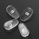 White Sunglasses Retainer Anti-Slip Tools Glasses Holder Silica Gel Nose Pads