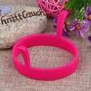 1pc Round Silicone Fried Egg Tool Pancake Mould Ring Poacher (Pink)