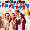 British Union Jack Bracelet Flag Mens Ladies Stretch Jubilee Party Platinum A0K0