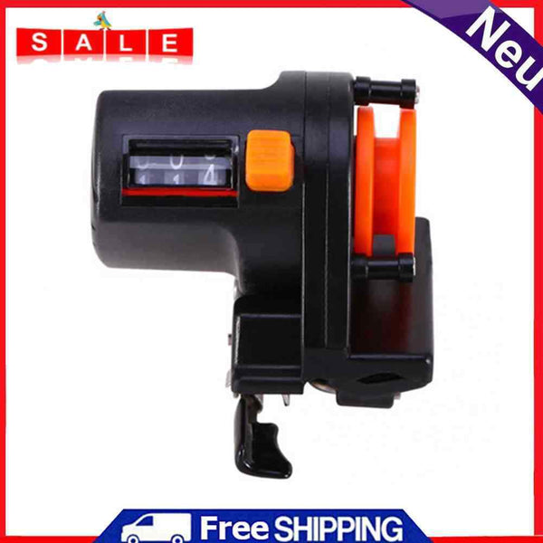 Fishing Lines Counter Length Wire Gauge Meter Plastic Fish Depth Finder 0-999M
