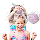 4pcs Water Bomb Splash Balls Silicone Pool Water Balloons (Circle Mixed)
