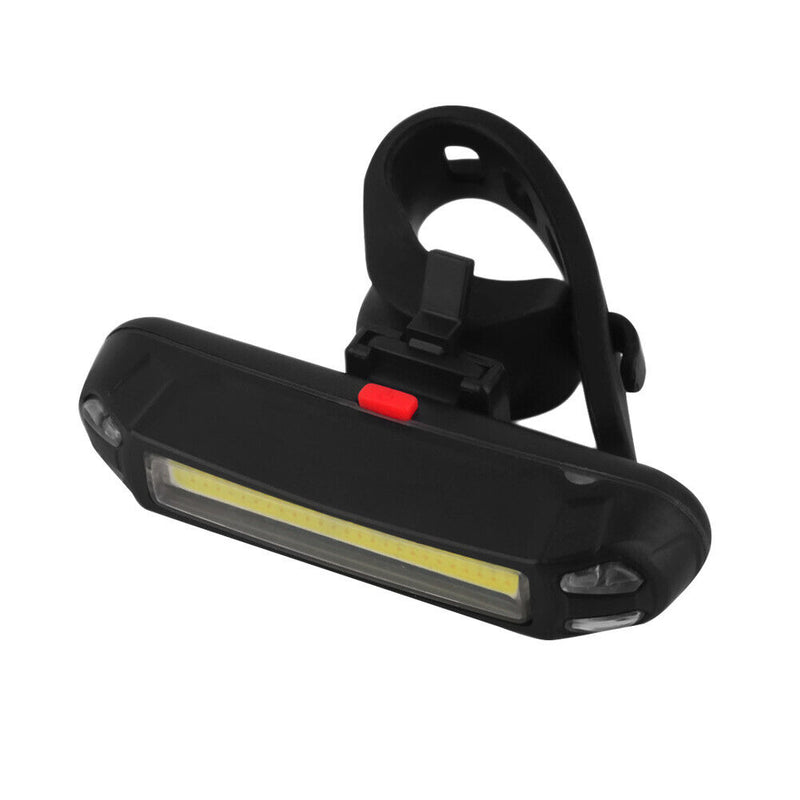 LED Mountain Bicycle Taillight USB Night Ridding Rear Lights (White Light)