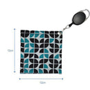 Waterproof Golf Ball Cleaning Towel with Retractable Carabiner Hook (Blue) Newly