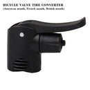 Bicycle Air Pump Nozzle Replacement Dual Heads Adapter Pump N. Tube Valve F2P0