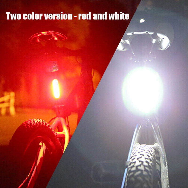 LED Mountain Bicycle Taillight Night Ridding Rear Lights (Red White Light) Newly