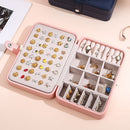 Gift Leather Double Layer Storage Box Jewellery Display Case Jewelry Box