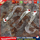 17pcs Fishing Lure  Jig Head Hook Grub Worm Soft Baits Shads Silicone Newly