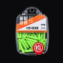 30pcs Fishing Float Seats Silicone Bobber Holder Stopper Tackle Random (S) Newly