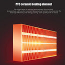 500W (UK/US/EU) Plug Portable Electric Heater Digital-Display-Timer Black