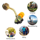 Integrated Air Tank Valve Direct Connection Gas Cylinder Coupler Outdoor Gadgets