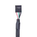 50cm USB 2.0 9 Pin Male to 9 Pin Female Adapter Extension Cable Cord Wire