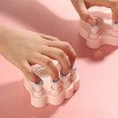 1 Pair Piano Finger Trainers Hand Strength Exerciser for Beginner (Pink) Newly