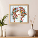 5D Diamond Curly Girl Part Special Drill Rhinestone Painting Kit for Home Newly