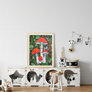 Diamond Painting DIY Poisonous Mushrooms Full Round Diamond Rhinestone Set