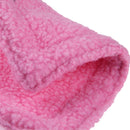 Plush Pet Hamster Cushion Mat Squirrel Warm Blanket Guinea Pig Bed(Pink) Newly