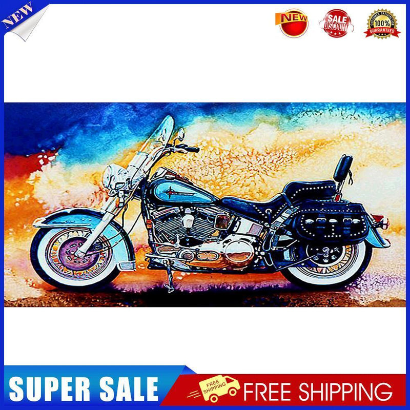 Paint By Numbers for Beginner Motorcycle DIY Acrylic Painting Kit on Canvas