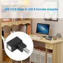 USB 2.0 Type B Male to Female Extension Adapter Right Angled for Printer Scanner