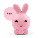 LED Night Light Cute Rabbit Intelligent Bedside Lamp Bedroom Decor (Pink)
