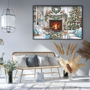 Full Embroidery Christmas 3-Beach 11CT Printed Cross Stitch Cotton DIY Kits