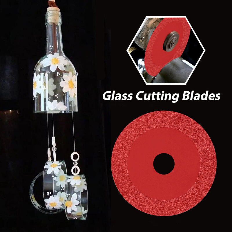 #A 100mm Glass Cutting Disc DIY Grinding Multifunctional Wine Bottles Cutting Wh