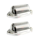2pcs Car License Plate Light 12-24V Truck Trailer 6LED Tail Step Side Lamp