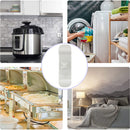 Kitchen Storage Attachment Cable Holder Clip Cord Wrapper Organizer (White)