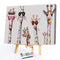 Digital Oil Painting By Numbers Kits Animal DIY Hanger Decor Canvas Wall Art Set